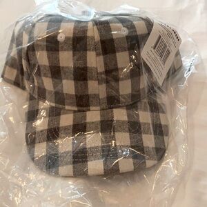 New in bag buffalo check baseball cap adjustable